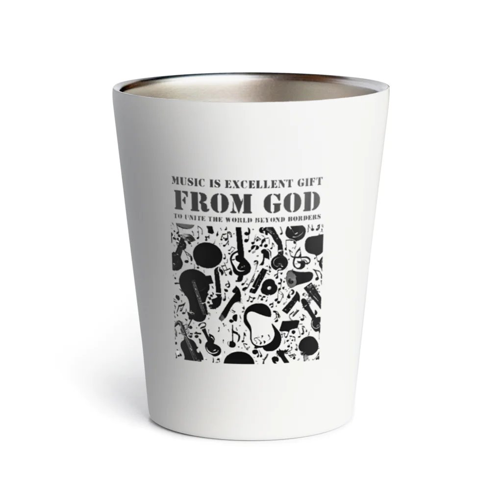 Earth-HarmonyのMusic is excellent gift from God Thermo Tumbler