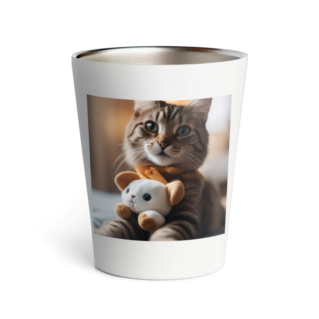 cat_japanの休んじゃいなよネコ Thermo Tumbler