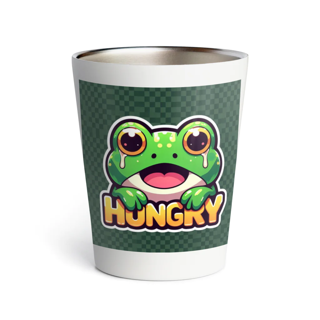 カエルグッズのHUNGRYカエル Thermo Tumbler