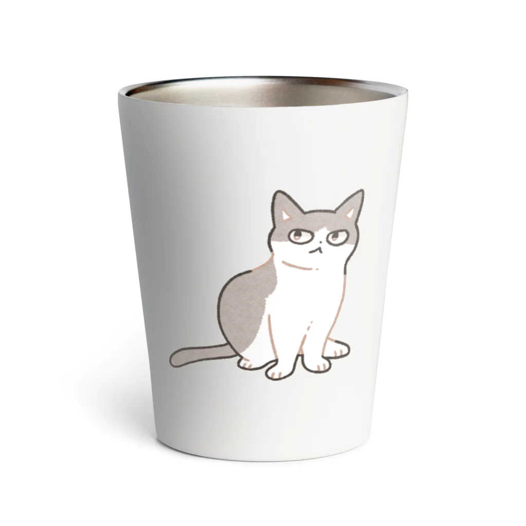 猫屋カエデのハチワレ Thermo Tumbler