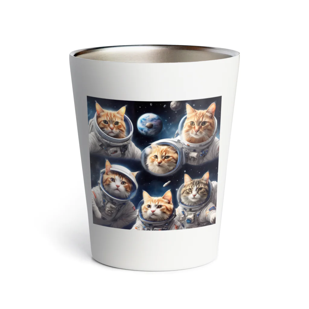 だんのんの猫の宇宙旅行 Thermo Tumbler