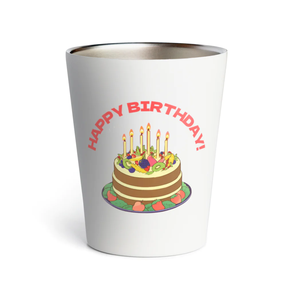 WifebearのHappyBirthday! Thermo Tumbler