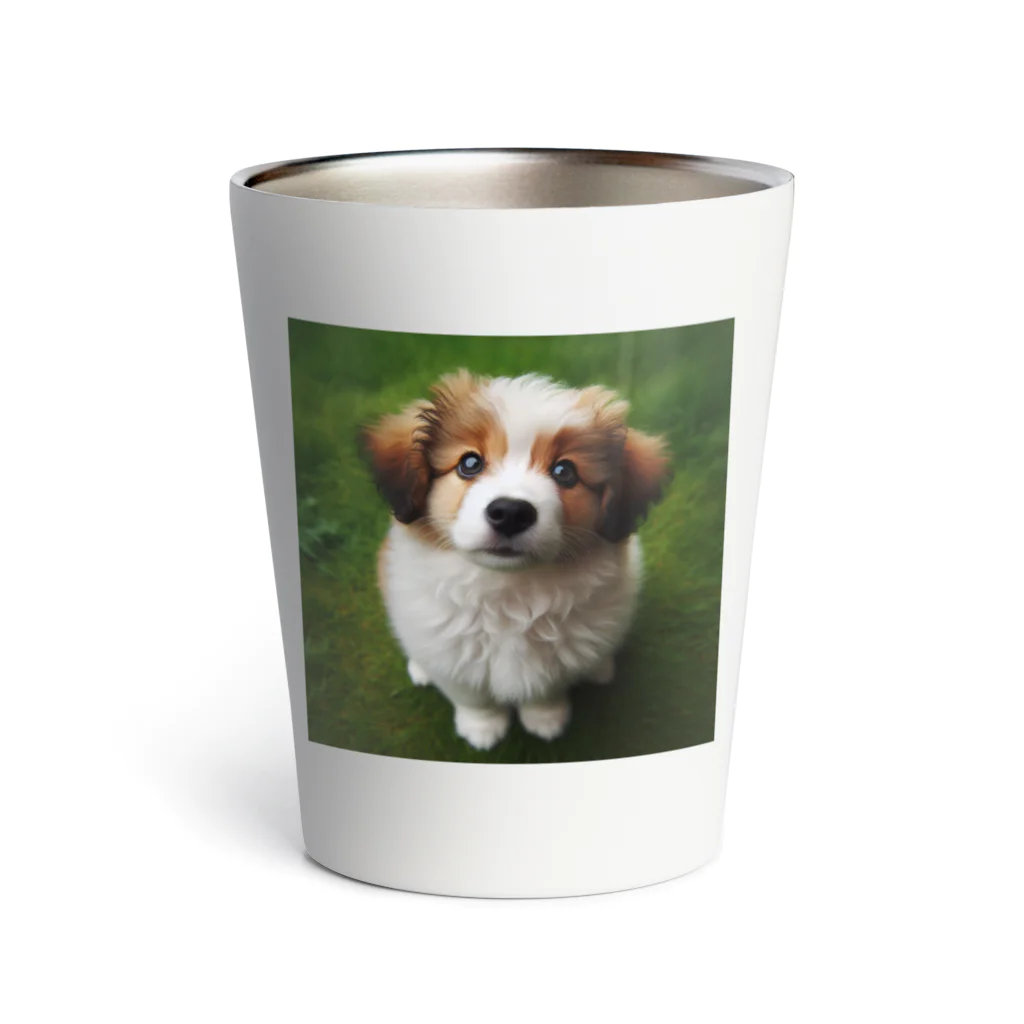 kotarou_92のウルウルがキュートな犬 Thermo Tumbler