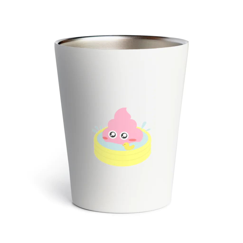 うんこちゃん！の水浴びうんこちゃん！ Thermo Tumbler