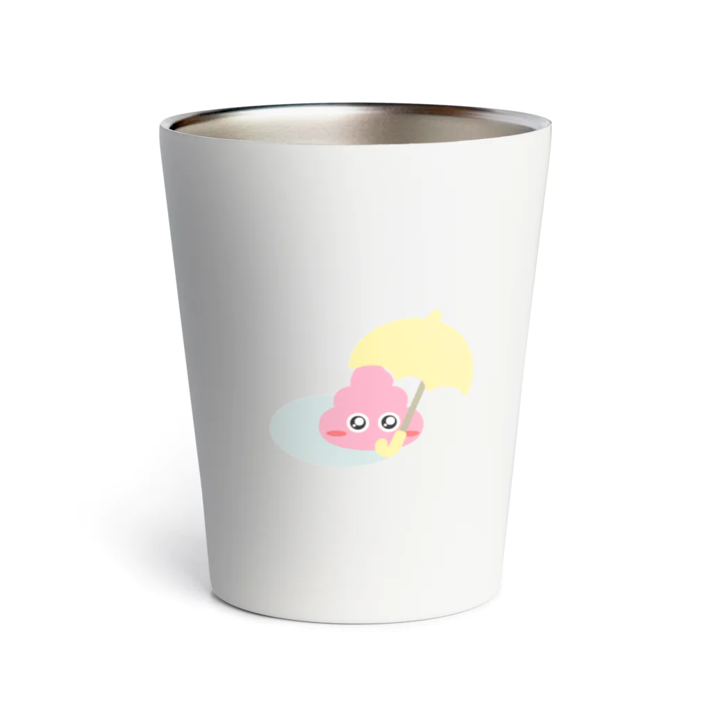 うんこちゃん！のあめのひうんこちゃん！ Thermo Tumbler