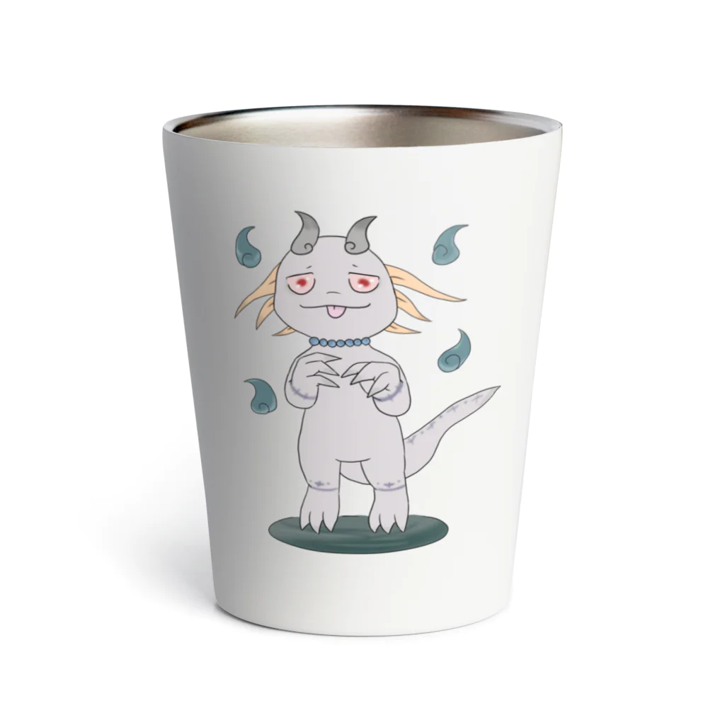 おかか工房のゆうれいドラゴン Thermo Tumbler