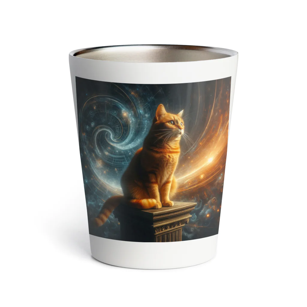 yos-1292583のねこニコばん Thermo Tumbler