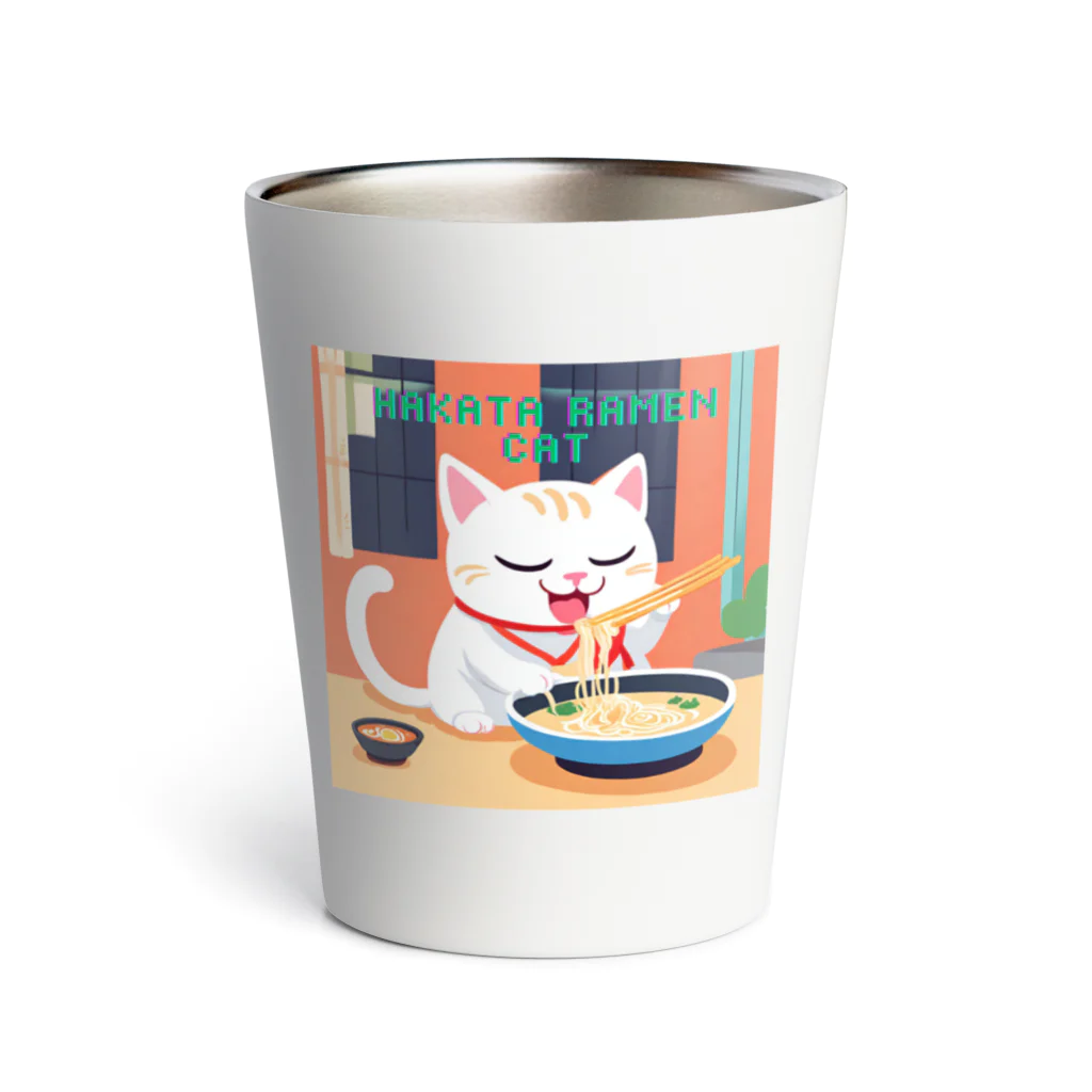 DanefushiのHAKATA RAMEN CAT Thermo Tumbler