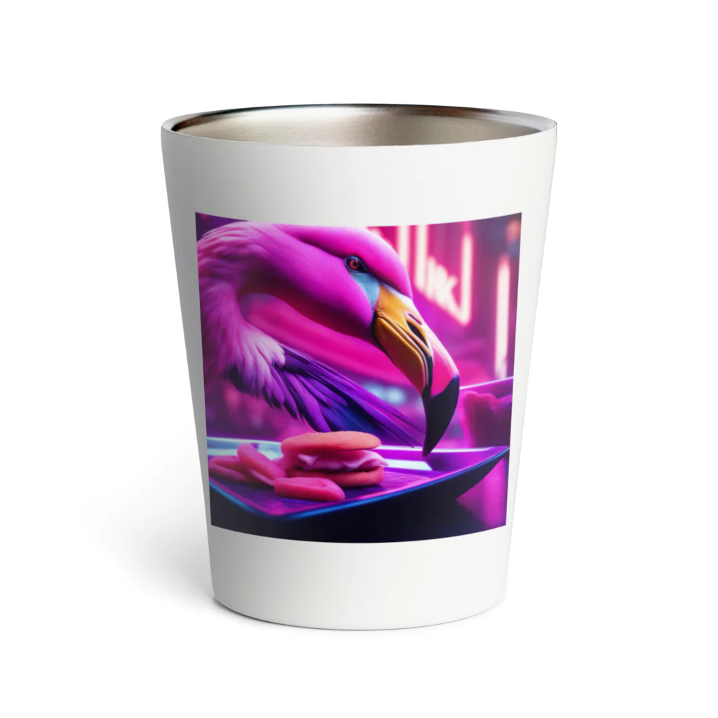 Kokoro-nagomu-Nagomiのフラミンゴ18 Thermo Tumbler