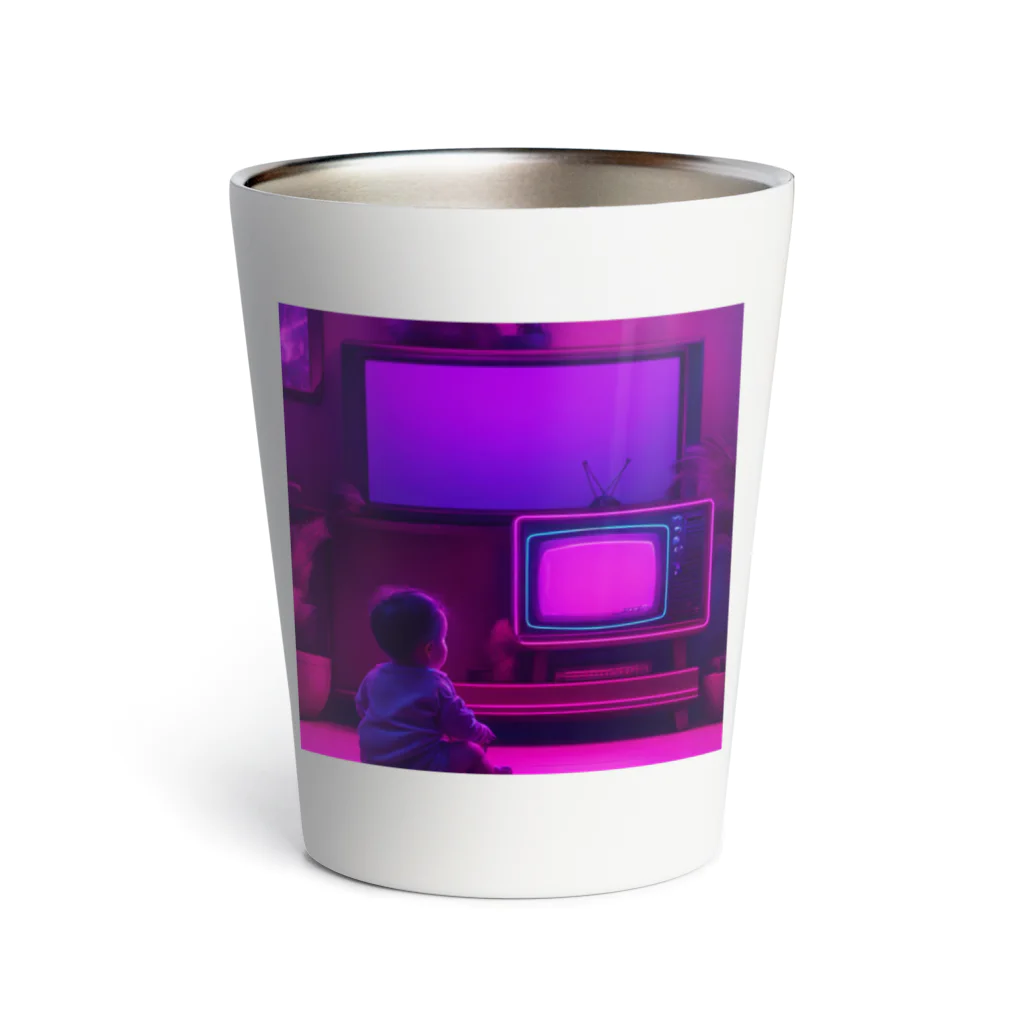 hello_hello_helloのサイケな赤ちゃん Thermo Tumbler