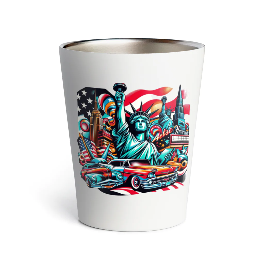 Sunlit HorizonのThe アメリカン・ドリーム Thermo Tumbler