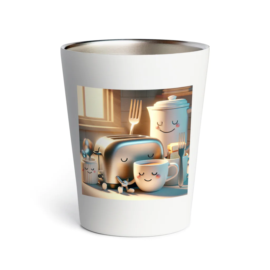 Reo_itemsの日常のアイテムがキュートなキャラクターに変身！ Thermo Tumbler