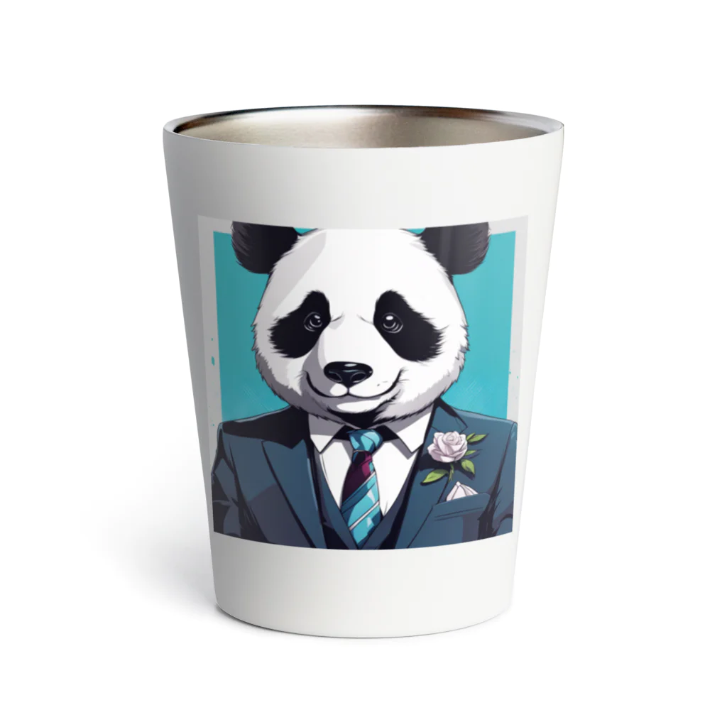 crazypanda2のビジネスパンダ Thermo Tumbler