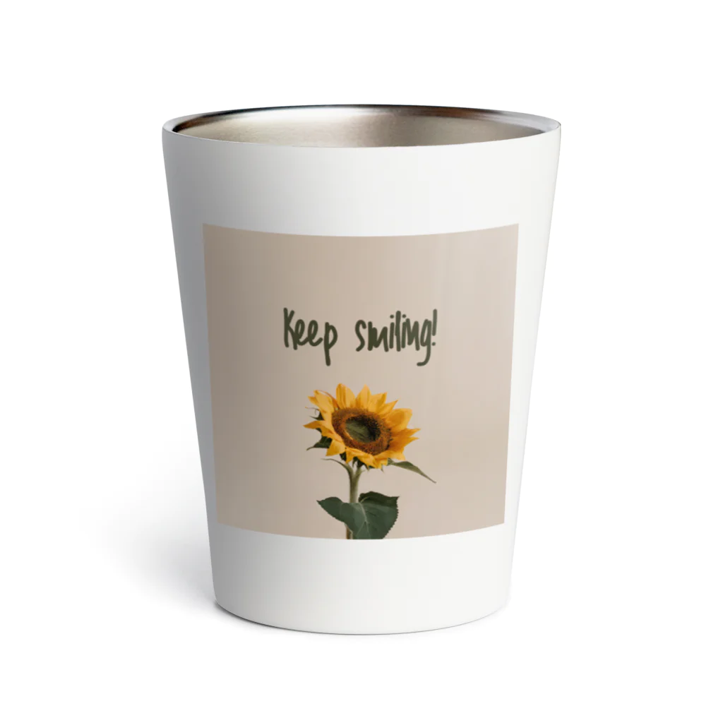 TILUのKeep smiling  Thermo Tumbler