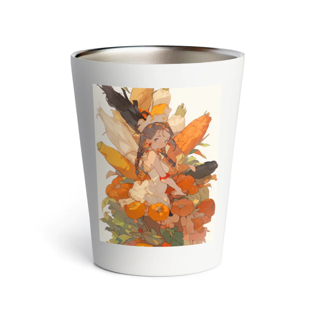 AQUAMETAVERSEの野菜娘　なでしこ1478 Thermo Tumbler