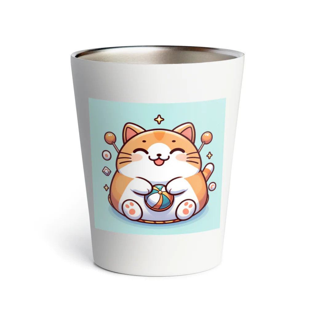 wtr3045のまるねこ37 Thermo Tumbler