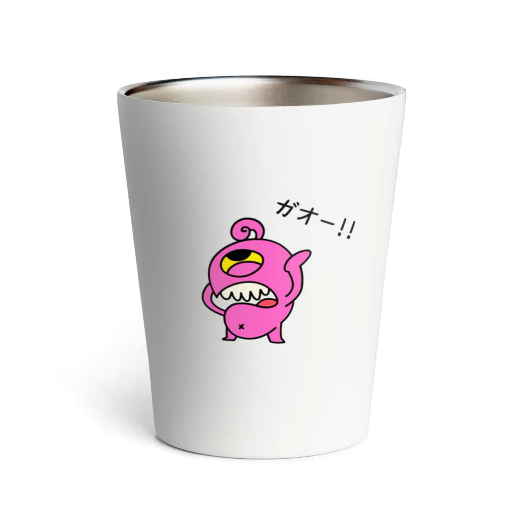 花馬〜Hanauma〜のピンク怪獣 for Kids Thermo Tumbler