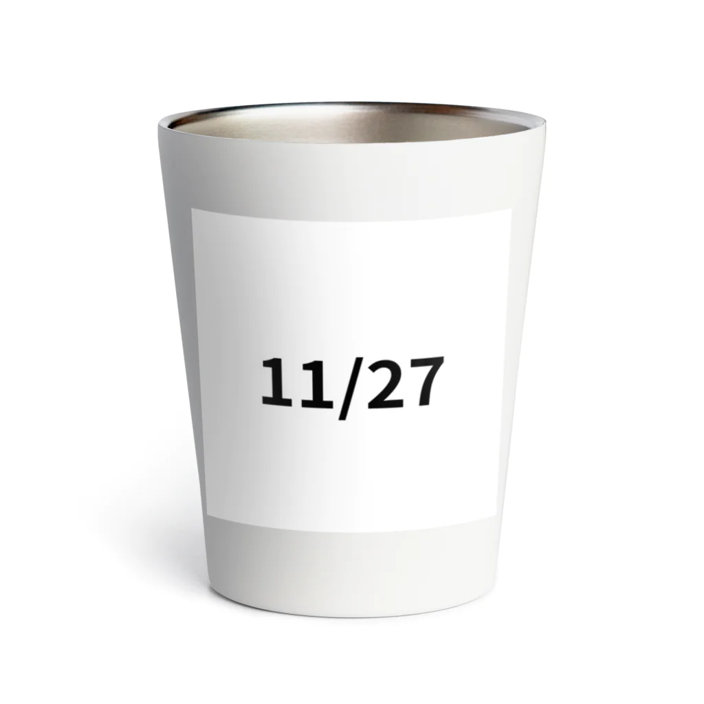 AY-28の日付グッズ　11/27 バージョン Thermo Tumbler