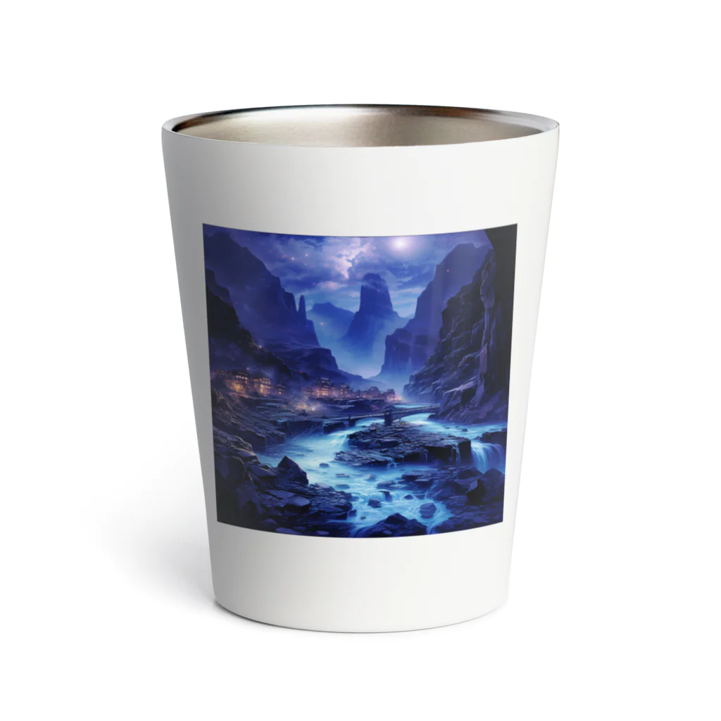 AQUAMETAVERSEの夜景　なでしこ1478 Thermo Tumbler