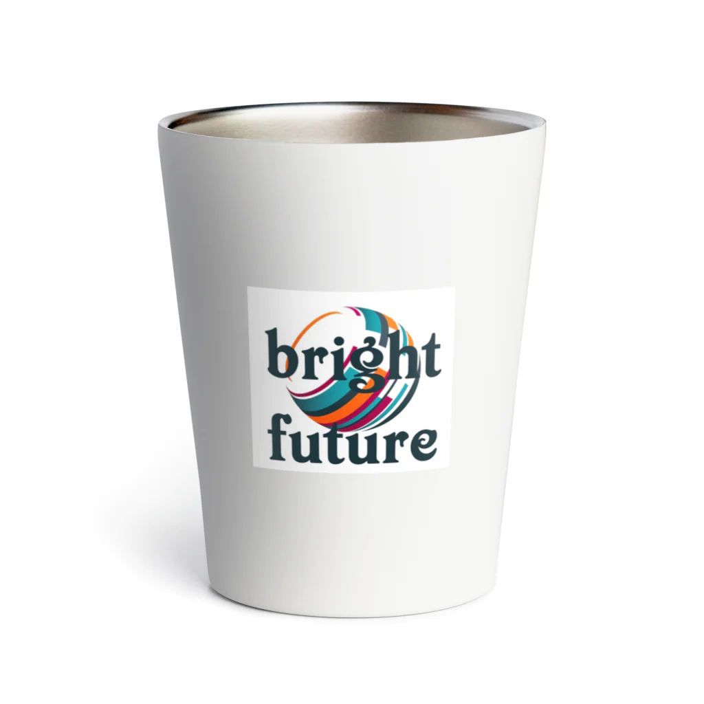 Happy Human のbright future Thermo Tumbler