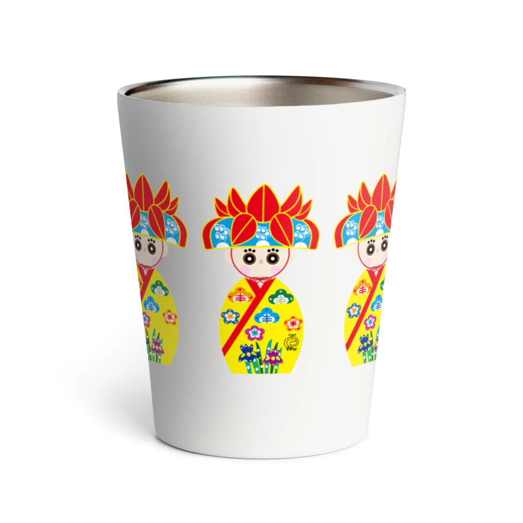 お祝かき_希望世(kimiyo)のみやらびちゃん Thermo Tumbler