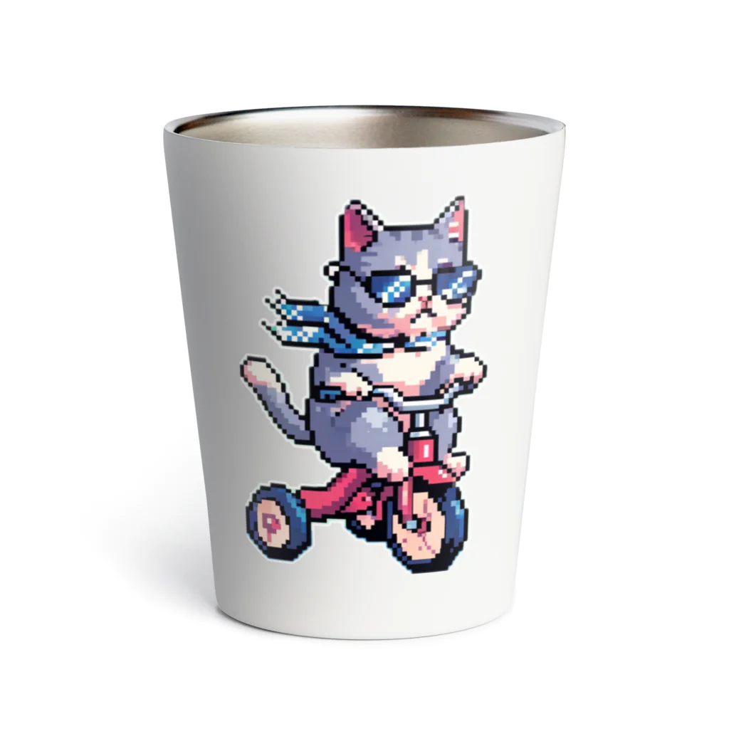 暴走三輪車の暴走三輪車お猫様 Thermo Tumbler