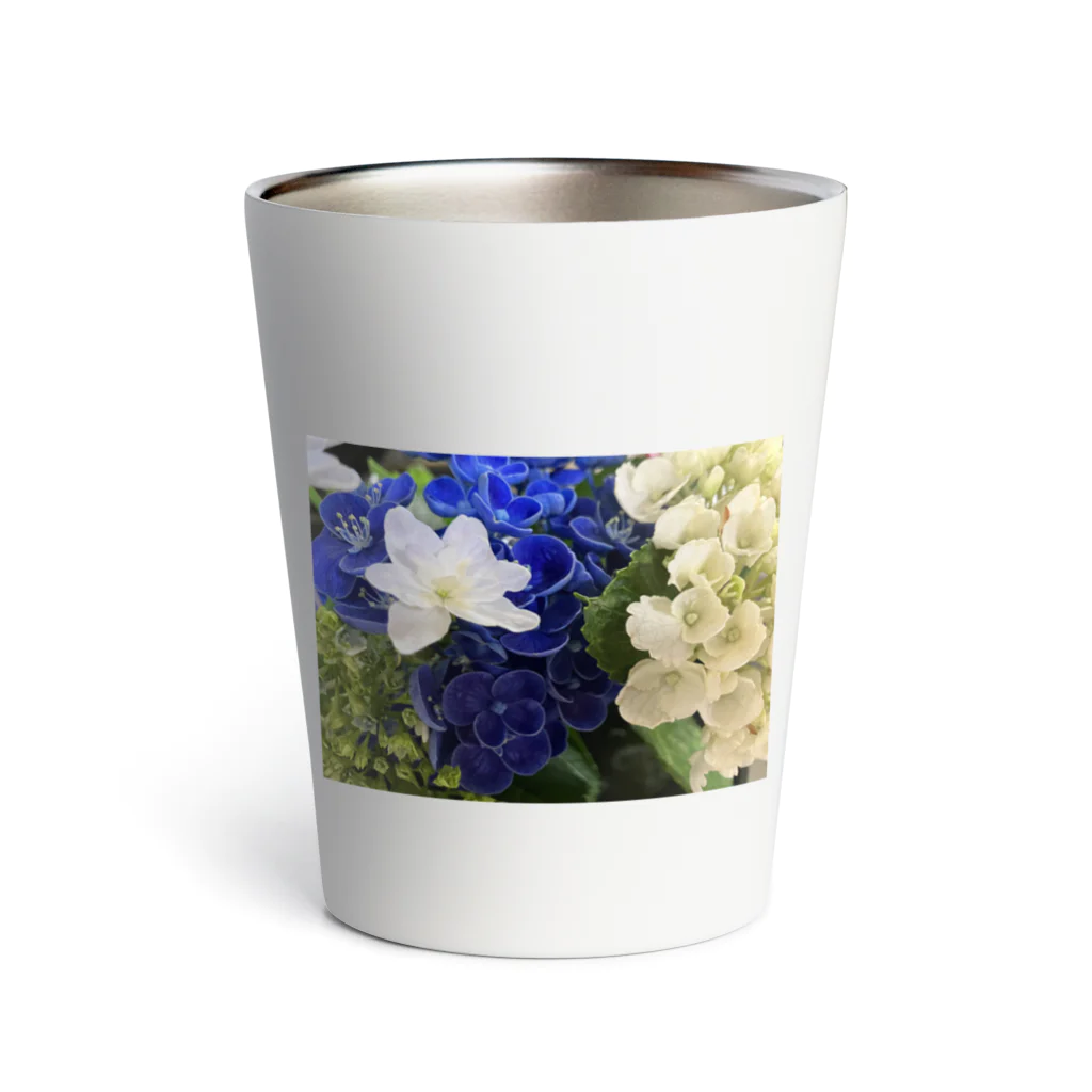 MomoTakaのいろいろな紫陽花たち Thermo Tumbler