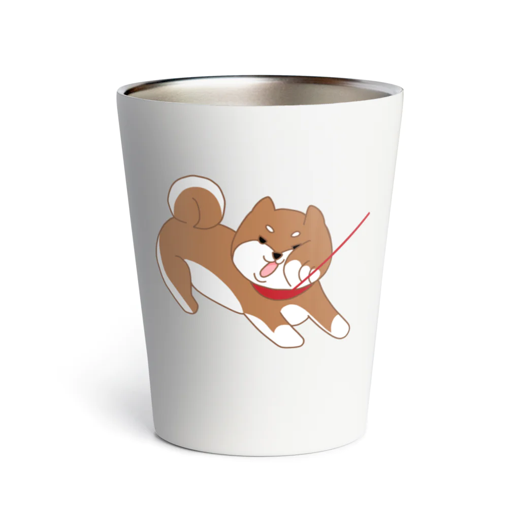 Hanamari の拒否犬柴ちゃん Thermo Tumbler