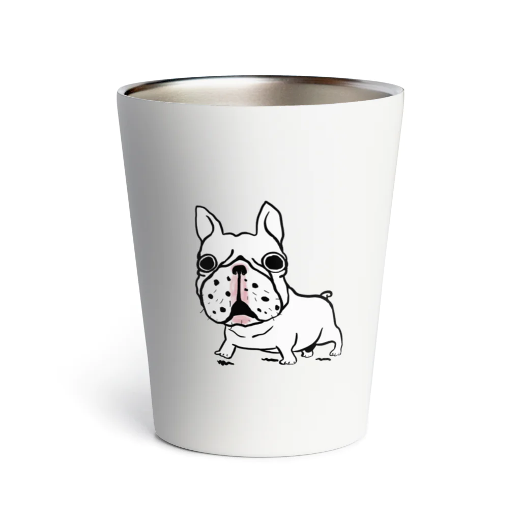 ブヒーズのSNUB NOSE DOGS※フレンチブルドッグ※ Thermo Tumbler