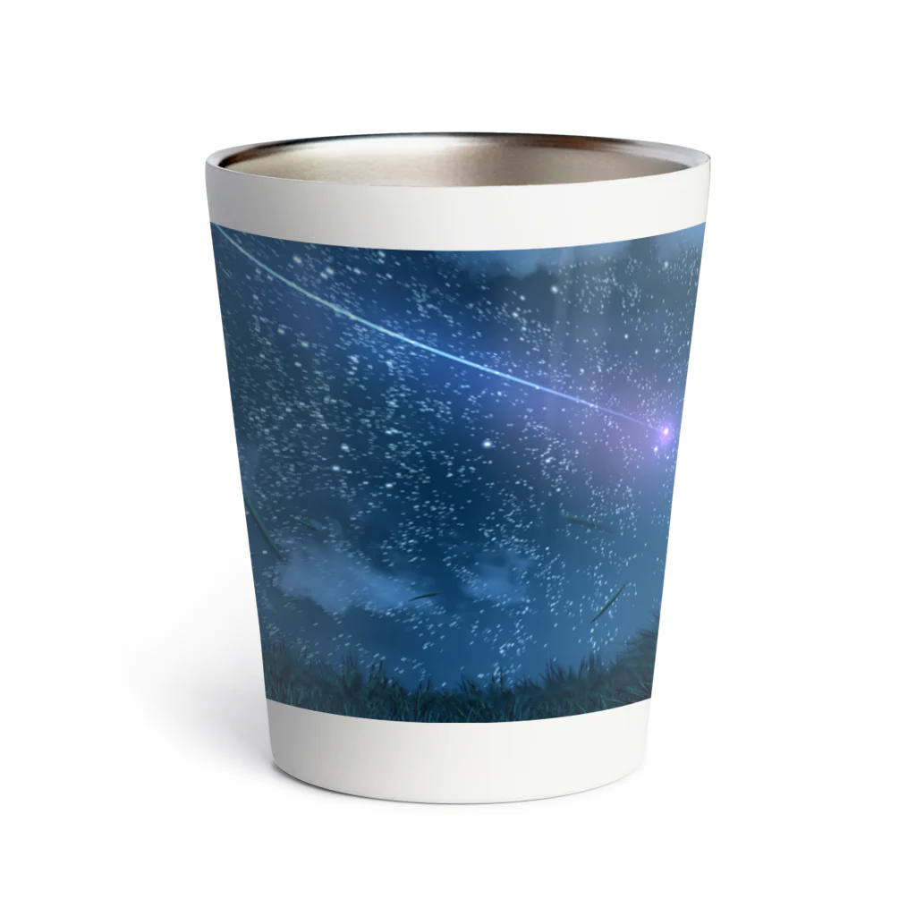 IK Shopの桃色の流れ星 Thermo Tumbler