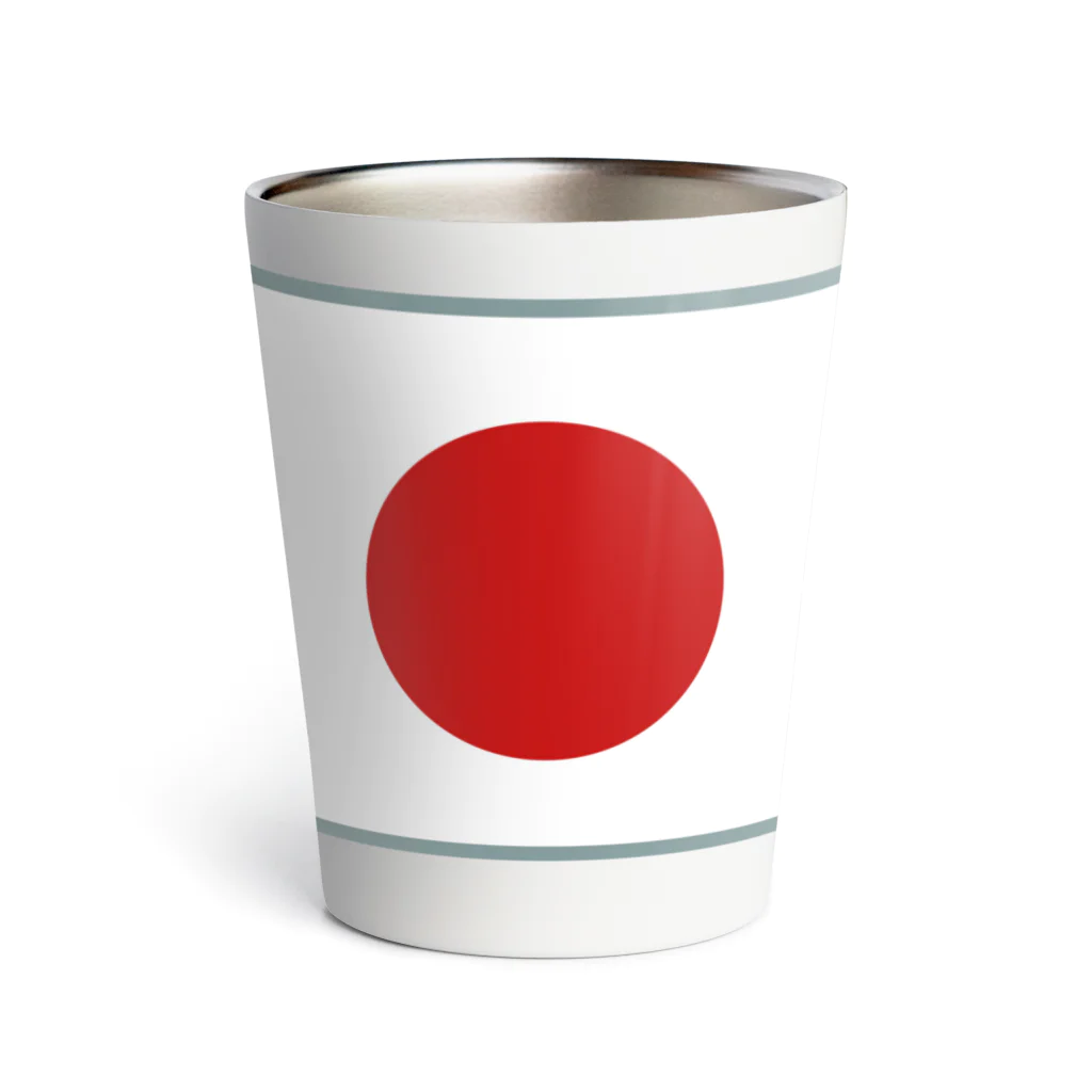 お絵かき屋さんの日本の国旗 Thermo Tumbler