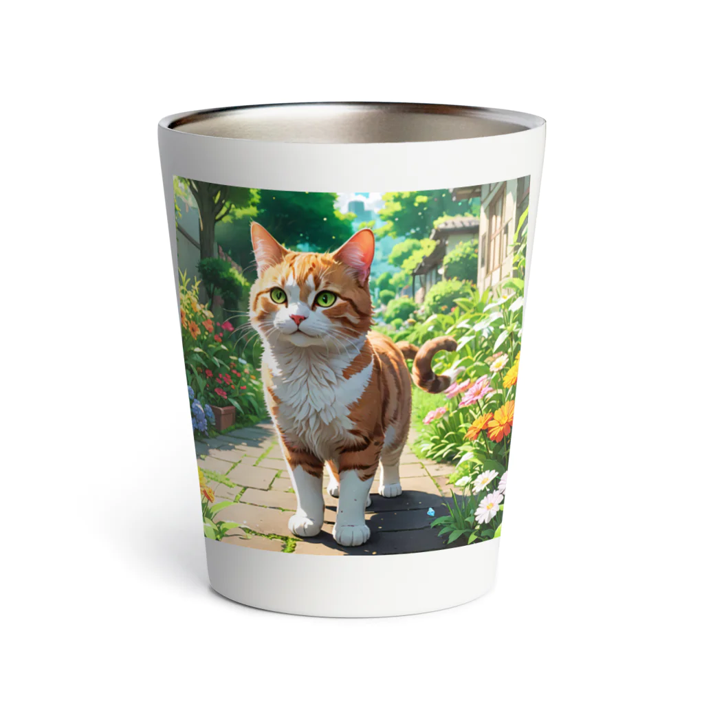 にゃんぼショップ🐈の冒険にゃんこ② Thermo Tumbler