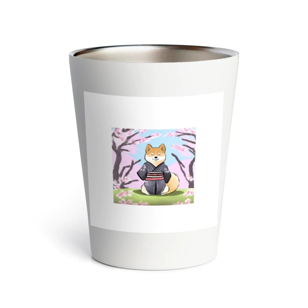 88_koroの侍柴犬 Thermo Tumbler