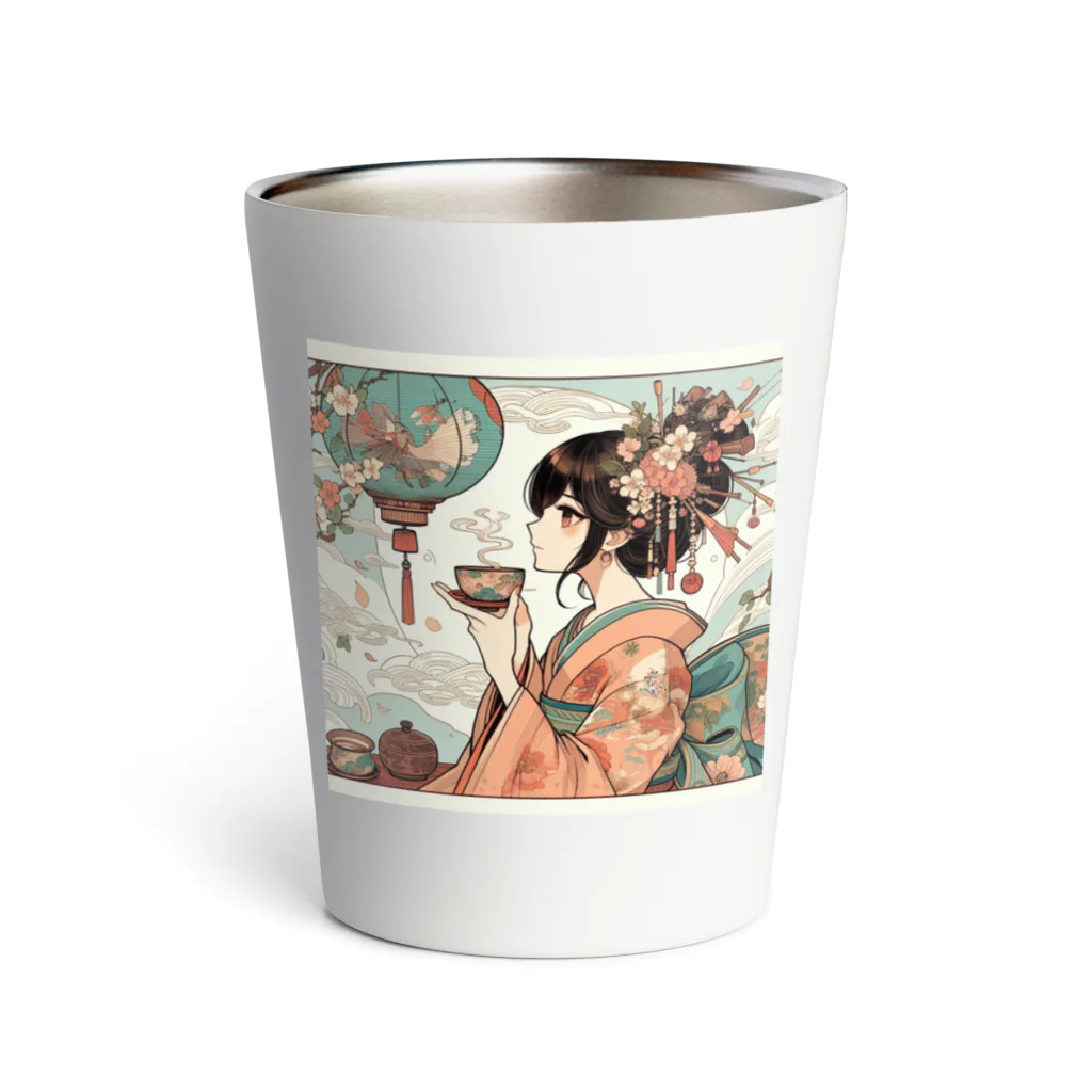 EDIT-jpの和み茶 Thermo Tumbler