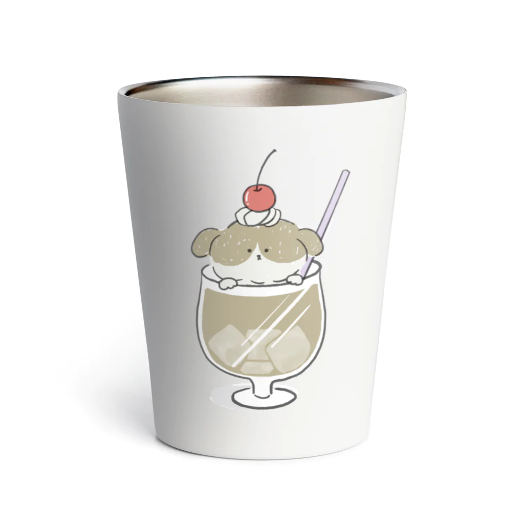 umemoのショップのラサのカフェオレ Thermo Tumbler