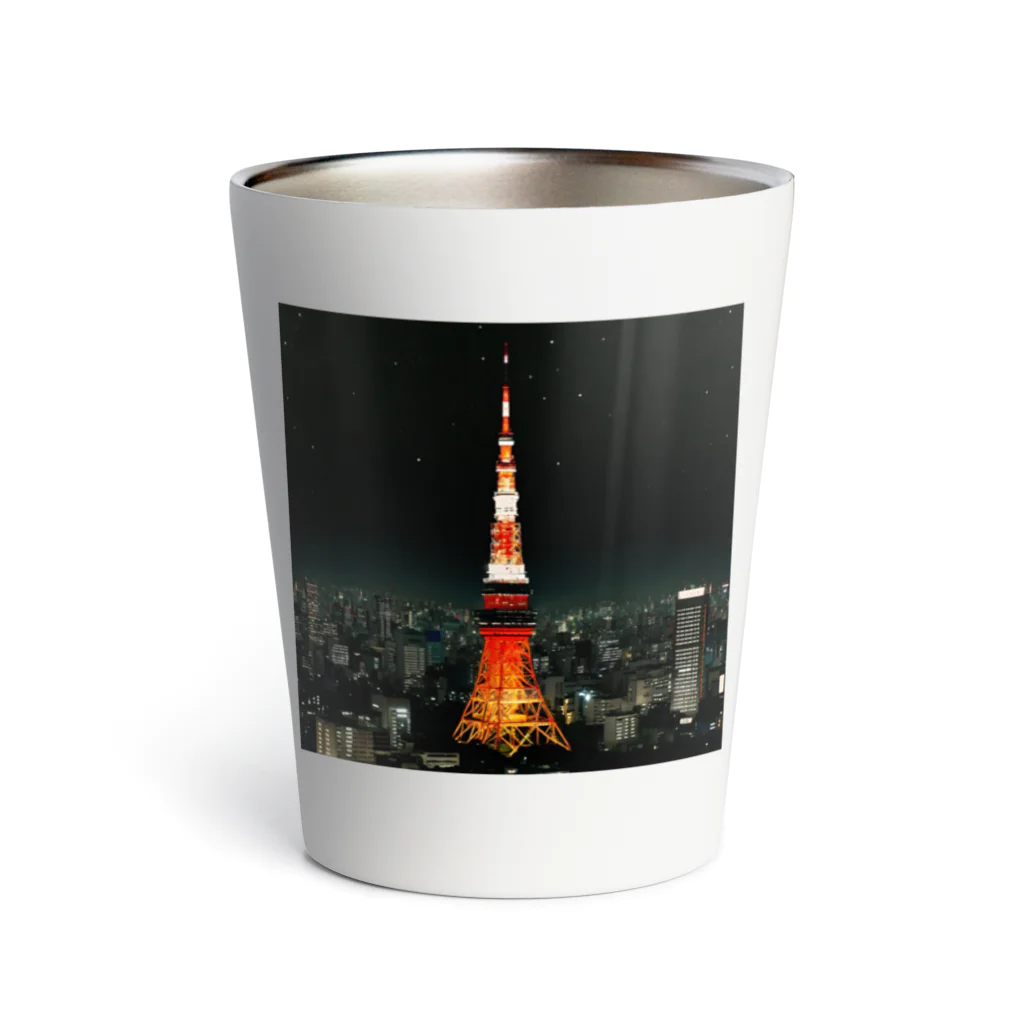 ウェブエンパイアの夜景～大都会・東京の夜～ Thermo Tumbler