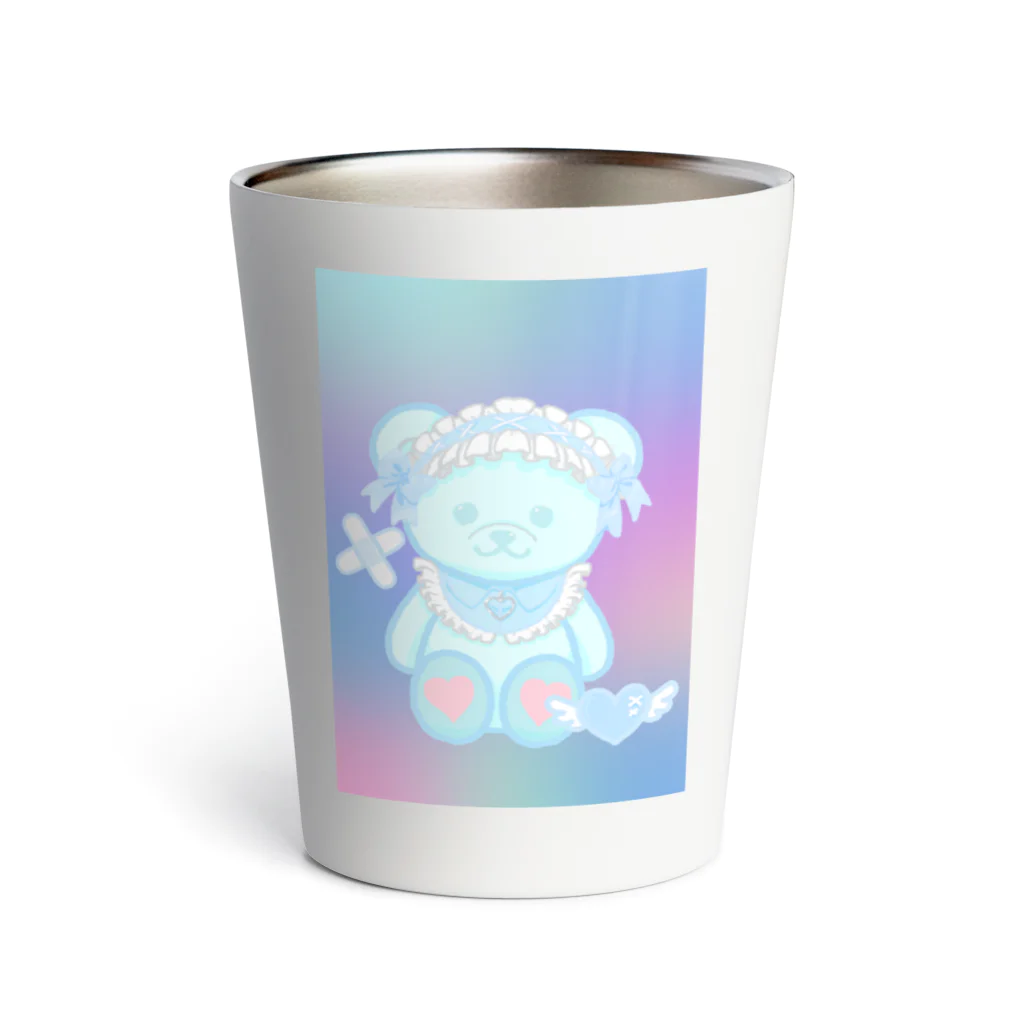 hiyori-art-のサブカルくまちゃん Thermo Tumbler