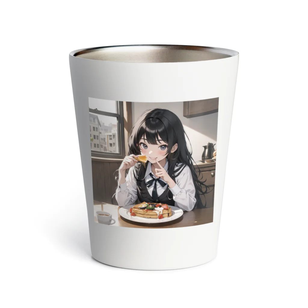 sgt-chikaraの朝食中の女子高生2 Thermo Tumbler