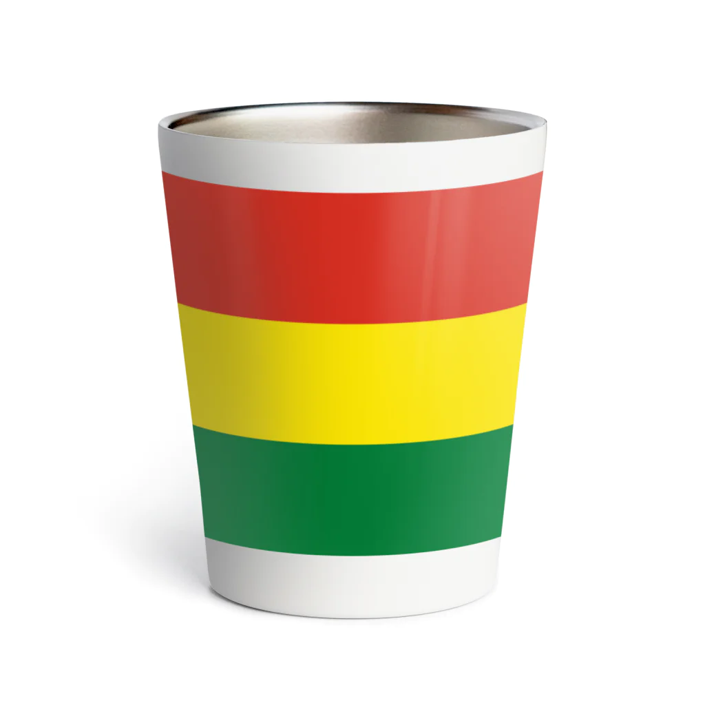 お絵かき屋さんのボリビアの国旗 Thermo Tumbler