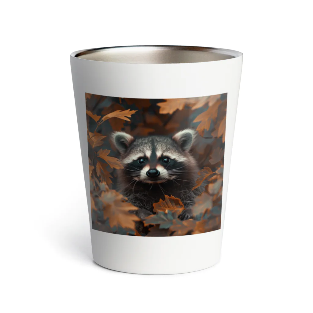 Raccoon Cool PlanetのRaccoon Cool Planet サーモタンブラー