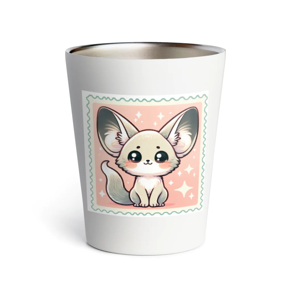 ゆうちゃんNFTいいねの耳長フェネックちゃん21 Thermo Tumbler