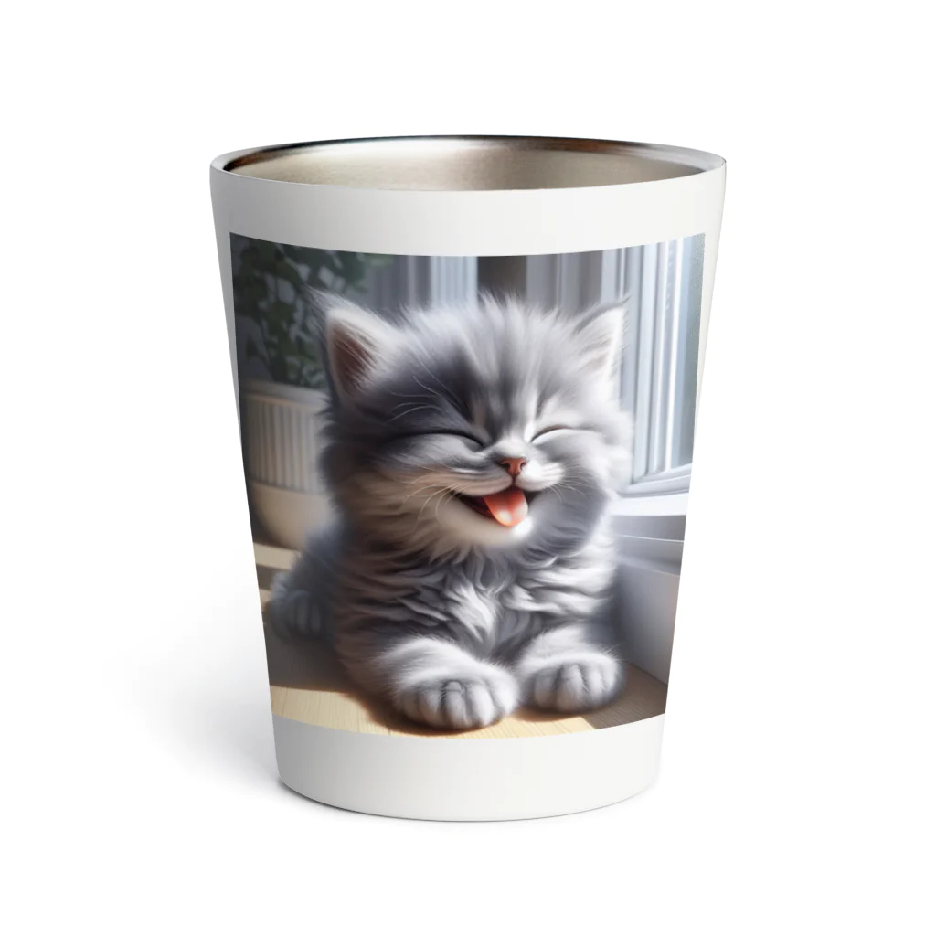 kangekiのあかんべにゃんこNo.4 Thermo Tumbler