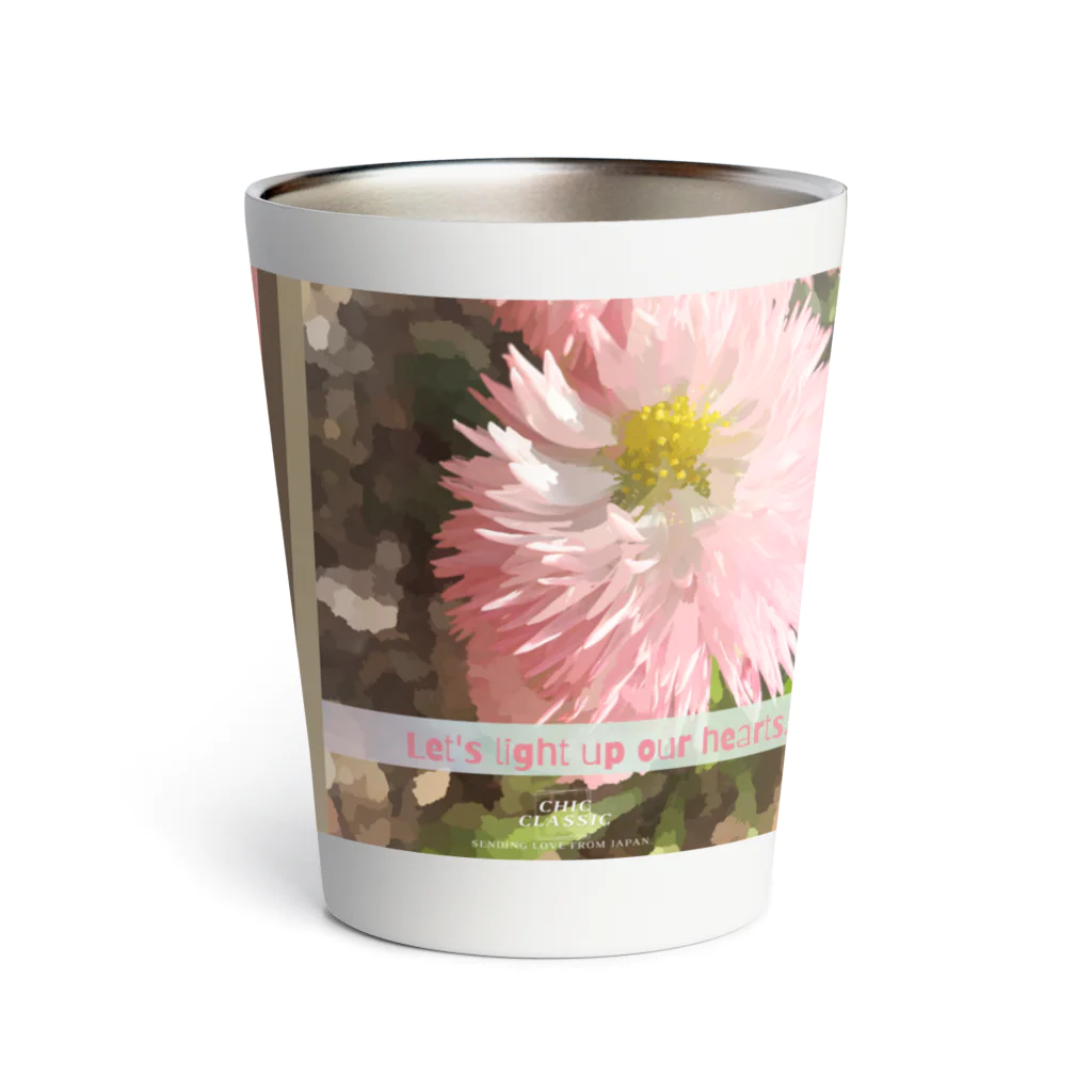 ChicClassic（しっくくらしっく）のお花・Let's light up our hearts. Thermo Tumbler