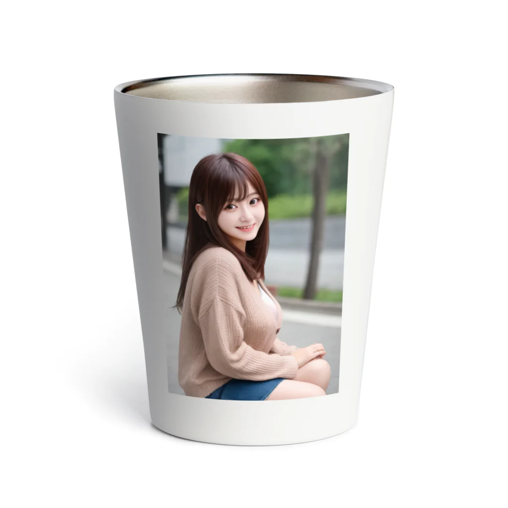 AI美女大好きクラブのAi美女とデートver3 Thermo Tumbler