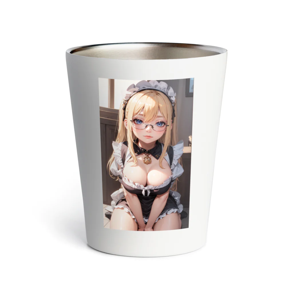 美少女学院の金髪美少女　七海ちゃんメイド Thermo Tumbler