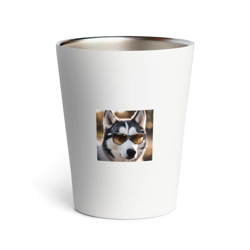 naftethのスパイ犬コードネームハスキー Thermo Tumbler