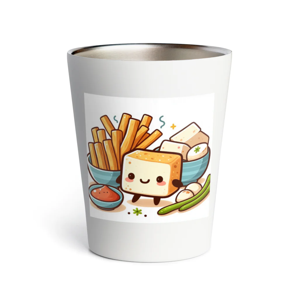 shalify53の揚げ豆腐ちゃん Thermo Tumbler