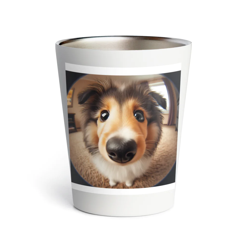 mermaidのcollie Thermo Tumbler