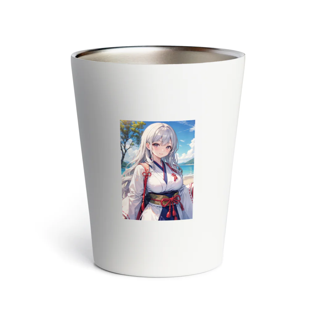 巫女スタぐらむの母性溢れる巫女 Thermo Tumbler