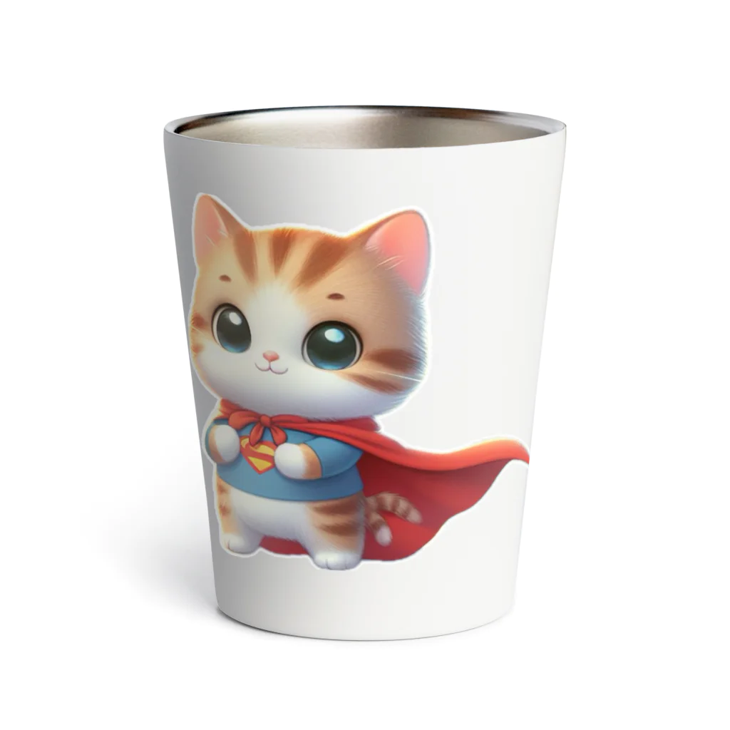 ichi_cocoのにゃんにゃんマン Thermo Tumbler